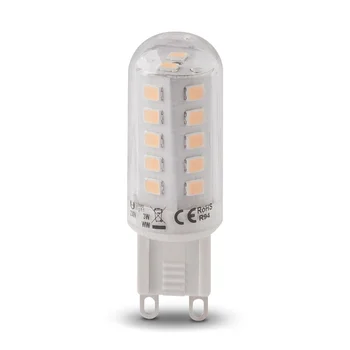 Żarówka 17 LED SMD2835 WAŁEK G9 230V 3W ściemnialna