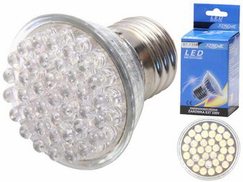 Żarówka 38 LED E27 zimna