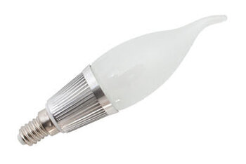 Żarówka 3W POWER LED E14 świeczka z knotem
