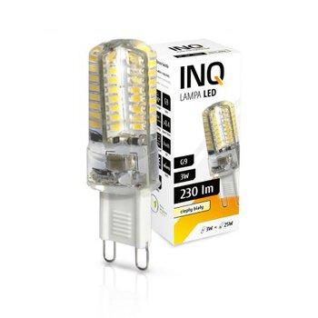 Żarówka 64 LED SMD3014 WAŁEK ŻEL G9 230V 3W