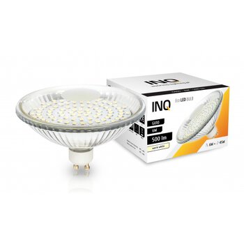 Żarówka 80 LED SMD3528 6W GU10 AR111 ciepła