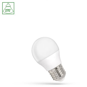 Żarówka LED 1W E27 KULKA CIEPŁA SPECTRUM WOJ14448