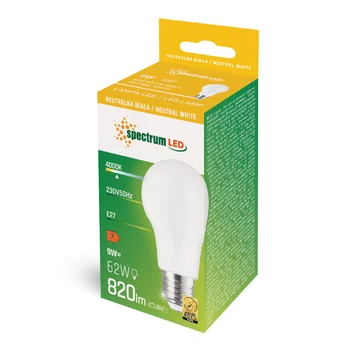 Żarówka LED E27 9W bańka Spectrum WOJ14611