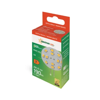 Żarówka LED G4 2W Spectrum WOJ13782