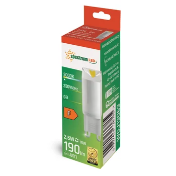 Żarówka LED G9 2,5W Spectrum WOJ13063