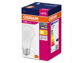 Żarówka LED OSRAM bańka E27 8,5W LED Ciepła 2700K