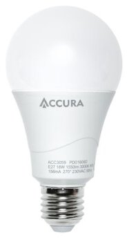 Żarówka LED SMD2835 18W E27 bańka ciepła ACCURA