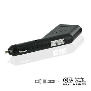 Zasilacz samochodowy Acer 19V/3.42A 65W (05517)