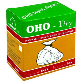 Zestaw do osuszania aparatów słuchowych OHO Dry Tabs