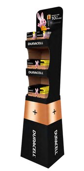 Zestaw Duracell - LR6/AA 8BL 28 blistrów / LR03/AAA 8BL 12 blistrów + stojak