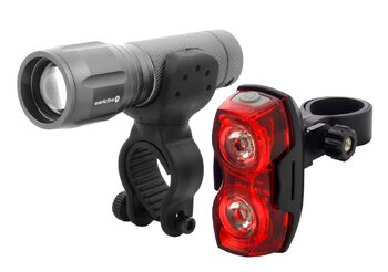 zestaw lampek everActive EL-300 5W LED 300 lumenów + uchwyt rowerowy + everActive TL-X2