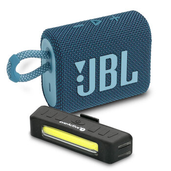 Zestaw lampek rowerowych everActive BL-150R + Głośnik Bluetooth JBL GO 3