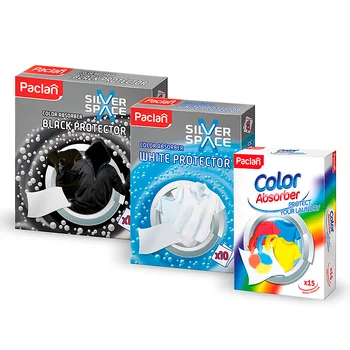 Zestaw PACLAN 15 szt Color Absorber, 10 szt Silver Color Absorber białe, 10 szt Silver Color Absorber czarne