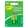 1 x bateria cynkowo-węglowa 6F22 / 9V GP GreenCell