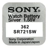 10 x bateria srebrowa mini Sony 362 / 361 / SR 721 SW / G11