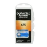 120 x baterie do aparatów słuchowych Duracell ActivAir 675