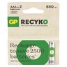 2 x akumulatorki AAA / R03 Ni-MH GP ReCyko 650mAh