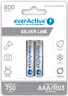 2 x akumulatorki everActive R03/AAA Ni-MH 800 mAh ready to use