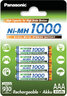 4 x akumulatorki Panasonic R03 AAA Ni-MH 1000mAh (blister)