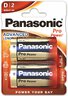 2 x Panasonic Alkaline PRO Power LR20/D (blister)