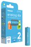 2 x akumulatorki  Panasonic Eneloop Lite NEW R6/AA 950mAh BK-3LCCE/2BE (blister)