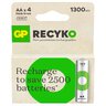 4 x akumulatorki AA / R6 Ni-MH GP ReCyko 1300 mAh