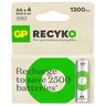4 x akumulatorki AA / R6 Ni-MH GP ReCyko 1300 mAh