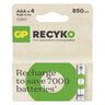 4 x akumulatorki AAA / R03 Ni-MH GP ReCyko 850mAh