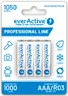 4 x akumulatorki everActive R03/AAA Ni-MH 1050 mAh ready to use