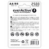 4 x akumulatorki everActive R6/AA Ni-MH 2500 mAh ready to use