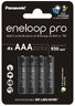 OUTLET Akumulatorki R03 / AAA Panasonic Eneloop PRO NEW Ni-MH 930mAh BK-4HCDE/4BE (blister) - 4 sztuki