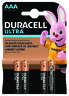 4 x bateria alkaliczna Duracell Ultra Powercheck LR03 AAA (blister)