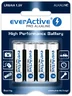 Baterie AA LR6 alkaliczne marki everActive w blistrze. Paluszki duże