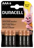 bateria alkaliczna Duracell Basic Duralock LR03 AAA (blister) - 6 sztuk