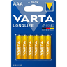 Varta Longlife LR03/AAA 4103 (blister) - 6 sztuk