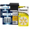 60 x baterie do aparatów słuchowych Panasonic 10 / PR10 / PR230L + 4szt LR6 + 4szt LR03 everActive Pro Alkaline 60 x baterie do aparatów słuchowych Panasonic 10 / PR10 / PR230L + 4szt LR6 + 4szt LR03 everActive Pro Alkaline