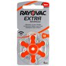 60 x baterie do aparatów słuchowych Rayovac Extra Advanced 13 + 6 x everActive ULTRASONIC 13