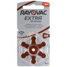 60 x baterie do aparatów słuchowych Rayovac Extra Advanced 312 + zasobnik na baterie Rayovac