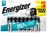 Baterie AA LR6 alkaliczne Energizer pakowane po 8 sztuk w blistrze