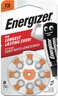 8 x baterie do aparatów słuchowych Energizer 13
