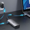Adapter 7w1 MOKiN MOUC0421-B Hub USB-C to 2x USB 3.0 + HDMI + 2x USB-C + czytnik microSD / SD