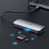 Adapter 7w1 MOKiN MOUC0421-B Hub USB-C to 2x USB 3.0 + HDMI + 2x USB-C + czytnik microSD / SD