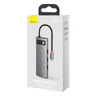 Adapter 8w1 Baseus CAHUB-CV0G Hub USB-C to 3x USB 3.0 + HDMI + USB-C PD + RJ45 + czytnik microSD / SD