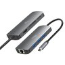 Adapter 8w1 Media-Tech MT5044 Hub Pro USB-C to 3x USB 3.0 + HDMI + USB-C PD + RJ45 + czytnik microSD / SD