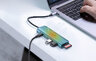 Adapter hub USB-C 6w1 Ugreen CM195 15214 2x USB 3.0 + HDMI + USB-C + czytnik kart SD i micro SD