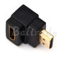 Adapter kątowy HDMI gniazdo/wtyk GOLD