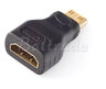 Adapter mini HDMI gold