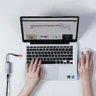 Adapter sieciowy USB 3.0 - LAN RJ45 Gigabit Baseus Steel Cannon CAHUB-AD0G