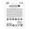 Akumulator everActive 16340 3,7V Li-ion 700mAh micro USB z zabezpieczeniem