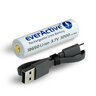 Akumulator everActive 18650 3,7V Li-ion 3200mAh micro USB z zabezpieczeniem BULK